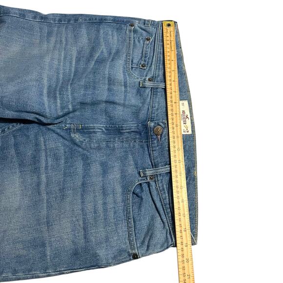 Hollister Mens Jeans Size 36 Classic Straight Leg Epic Flex Light Wash Zip Fly - Picture 10 of 12